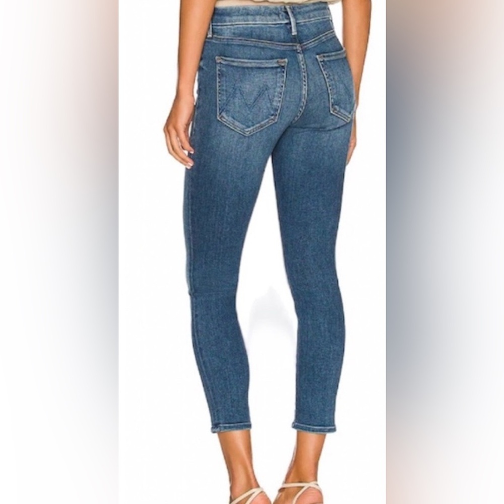 MOTHER Blue Ankle & Cropped Skinny Jeans sz 25 - Picture 13 of 13